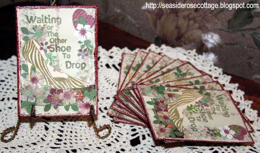 Waiting for the other shoe to drop card by Seaside Rose