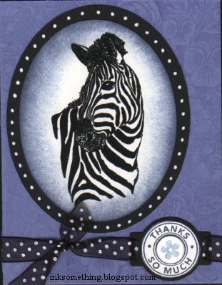 Zebra card by Kristine B.