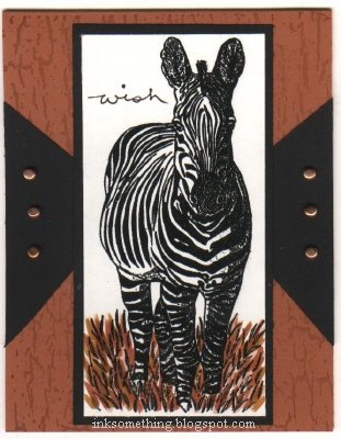 Zebra card by Kristine B.