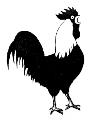 Rooster Little Stamper LS007-5-4 Rooster Little Stamper LS007-5-4